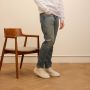 Manfield Heren Beige leren sneakers - Thumbnail 2