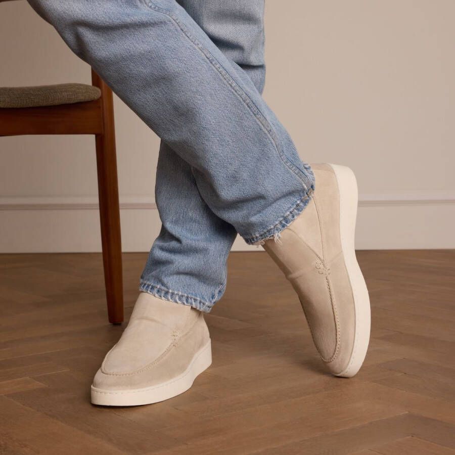 Manfield Heren Beige suède boots - Foto 2