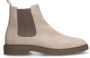 Manfield Heren Beige suède chelsea boots - Thumbnail 2