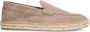 Manfield Heren Beige suède espadrilles - Thumbnail 2