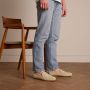 Manfield Heren Beige suède loafer - Thumbnail 2