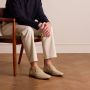 Manfield Heren Beige suède loafers - Thumbnail 2