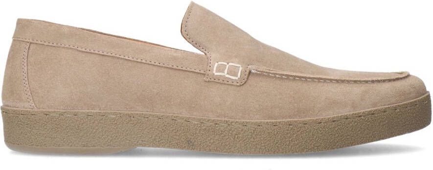 Manfield Heren Beige suède loafers