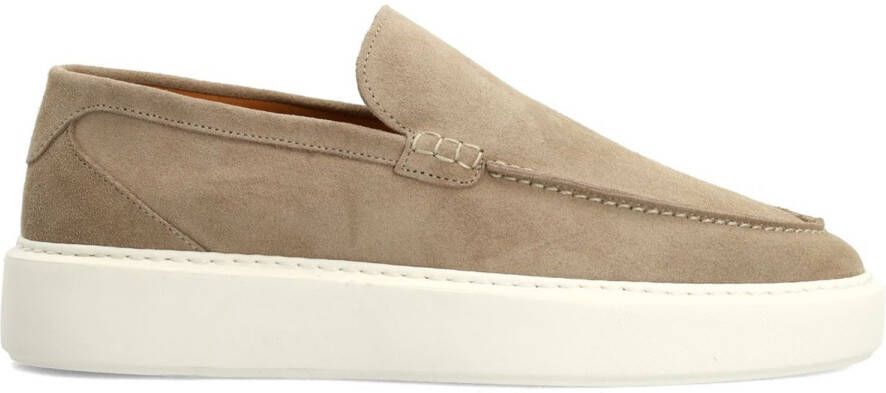 Manfield Heren Beige suède loafers