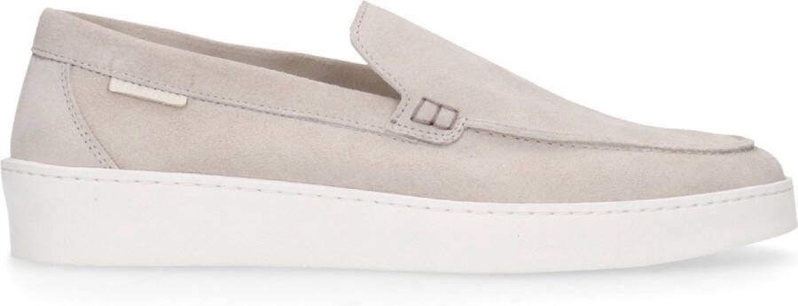 Manfield Heren Beige suède loafers