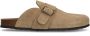 Manfield Heren Beige suède slip ons - Thumbnail 6