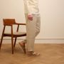 Manfield Heren Beige suède slippers - Thumbnail 2