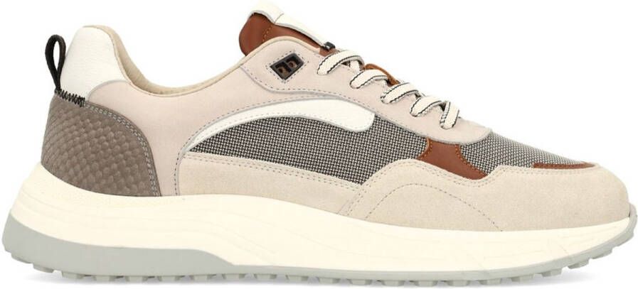 Manfield Heren Beige suède sneakers