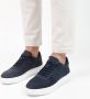 Manfield Heren Blauwe nubuck sneakers - Thumbnail 2