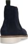 Manfield Heren Blauwe suède chelsea boots - Thumbnail 6