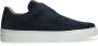 Manfield Dames Blauwe suède loafers - Thumbnail 6