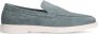 Manfield Heren Blauwe suède loafers - Thumbnail 2