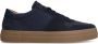 Manfield Heren Blauwe suède sneakers - Thumbnail 2
