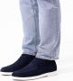 Manfield Heren Blauwe suède veterboots - Thumbnail 2