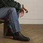 Manfield Heren Bruine leren chelsea boots - Thumbnail 2