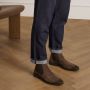 Manfield Heren Bruine suède chelsea boots - Thumbnail 2