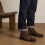 Manfield Heren Bruine suède chelsea boots - Thumbnail 2