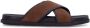 Manfield Heren Bruine suède slippers - Thumbnail 2