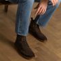 Manfield Heren Bruine suède veterboots - Thumbnail 2