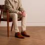 Manfield Heren Cognac leren gespschoenen - Thumbnail 2