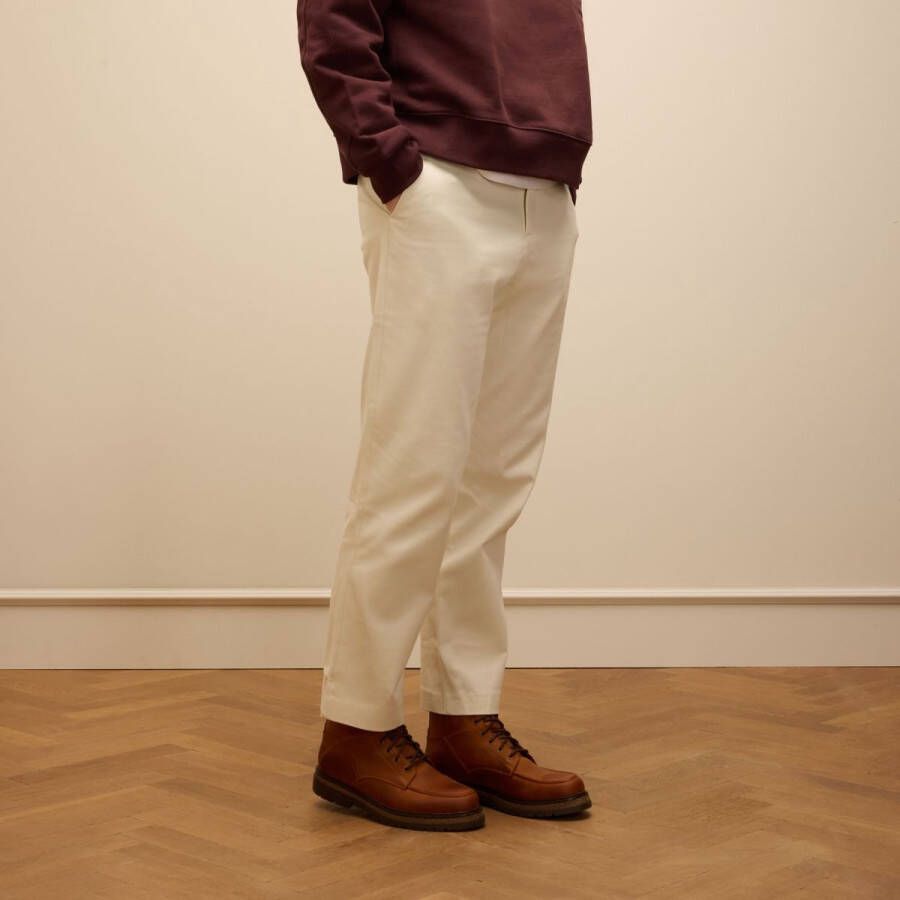 Manfield Heren Cognac leren veterboots