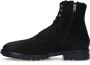 Manfield Heren Zwarte shearling veterboots - Thumbnail 3