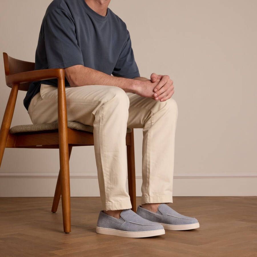 Manfield Heren Denim loafers - Foto 2