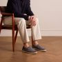 Manfield Heren Grijze suède loafers - Thumbnail 2