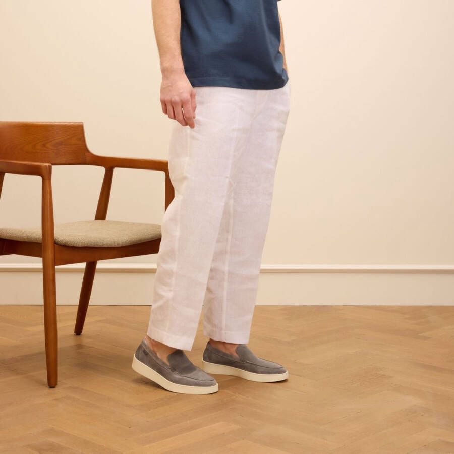 Manfield Heren Grijze suède loafers - Foto 2
