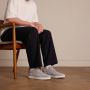 Manfield Heren Grijze suède sneakers - Thumbnail 2