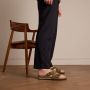 Manfield Heren Groene suède slippers - Thumbnail 2