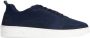 Manfield Heren Navy knit fabric sneakers - Thumbnail 2