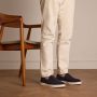 Manfield suède loafers donkerblauw - Thumbnail 2