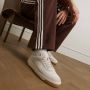 Manfield Heren Off white leren sneakers met suède details - Thumbnail 2