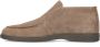 Manfield suède hoge loafers taupe - Thumbnail 5