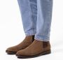 Manfield Heren Taupe suède chelsea boots - Thumbnail 2