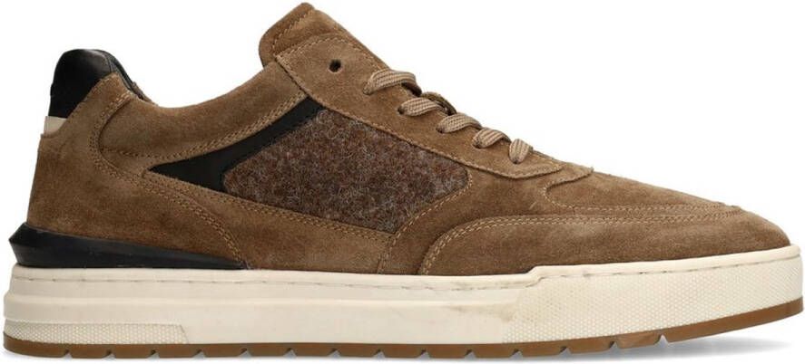 Manfield Heren Taupe suède sneakers