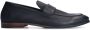 Manfield Heren Zwarte leren loafers - Thumbnail 2