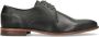 Manfield Black Label leren veterschoenen zwart - Thumbnail 2