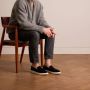 Manfield Heren Zwarte suède loafers - Thumbnail 2