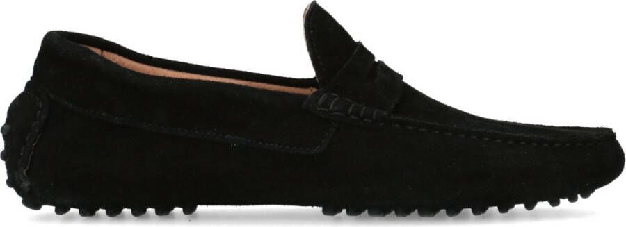 Manfield Heren Zwarte suède loafers - Foto 1