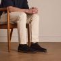 Manfield Heren Zwarte suède veterboots - Thumbnail 2