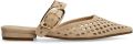 Manfield Dames Beige leren instappers - Beige