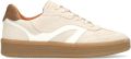 Manfield Dames Beige suède sneakers - Beige