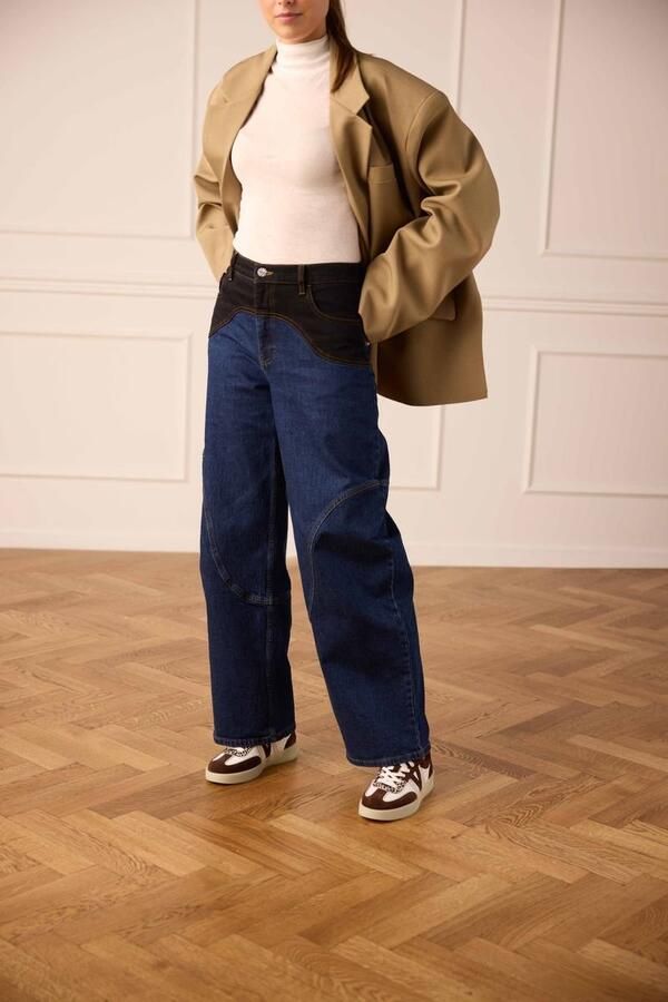 Manfield Dames Bruine suède sneakers