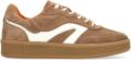 Manfield Dames Bruine suède sneakers - Bruin
