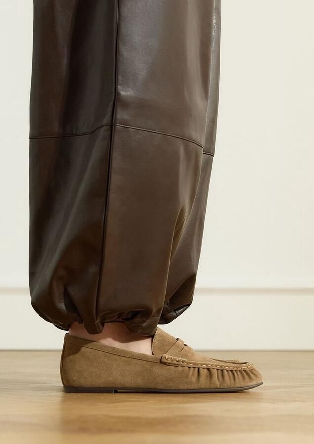 Manfield Dames Cognac suède loafers - Foto 4
