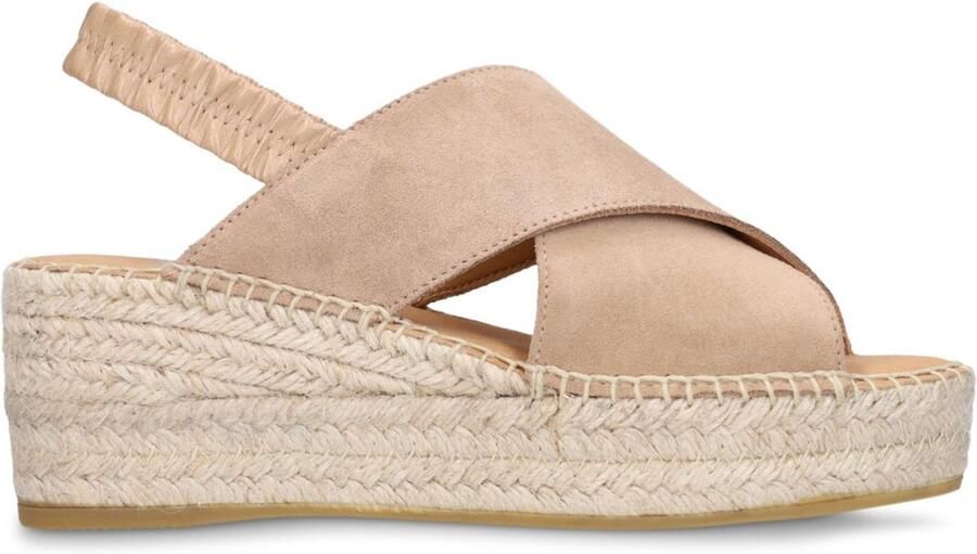 Manfield Dames Taupe suède sleehakken