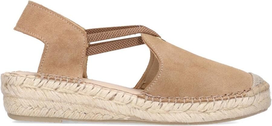 Manfield Dames Taupe suède sleehakken