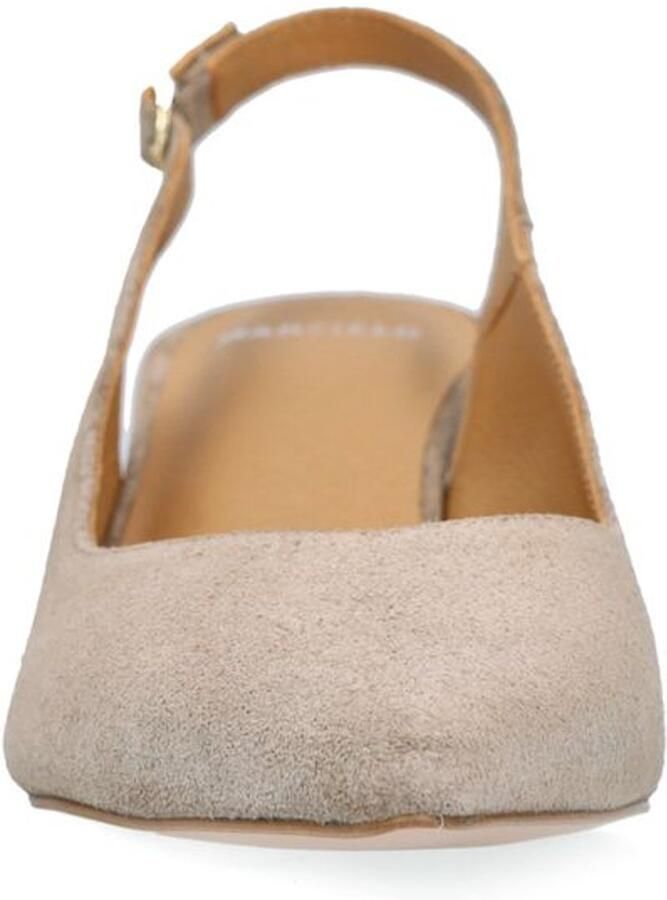 Manfield Dames Taupe suède slingbacks - Foto 3